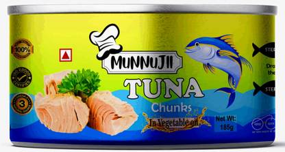 Munnujii Tuna Chunks in Vegetable Oil 160g Chunks