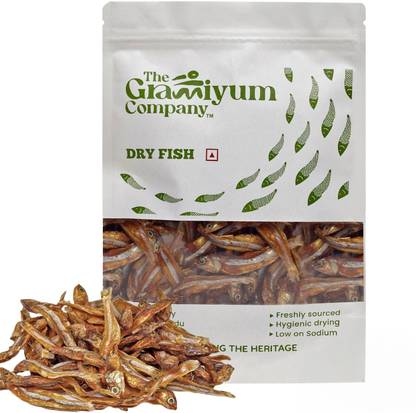 The Gramiyum Company Dry Fish Anchovy/Nethili Fish Clean