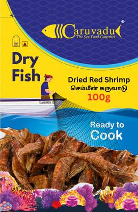 caruvadu Dried Red Shrimp Whole