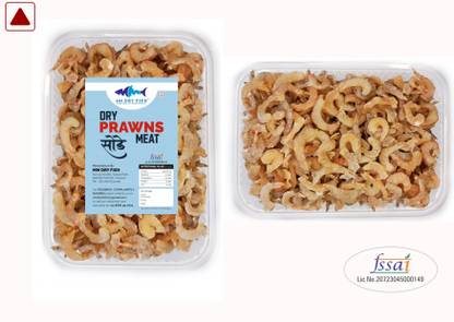 MM DRY FISH Dry Prawns Meat - Sukhe Soda - Ready to Cook - Clean