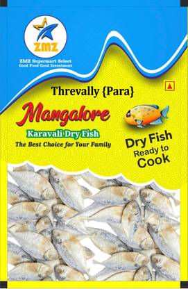 zmz Zulfi DRY FISH Dry Trevally Fish / Vatta para Fish / Kaduva Para / Chandavla Whole