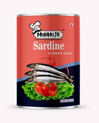 Munnujii Sardines in Tomato Sauce 425g Fillets