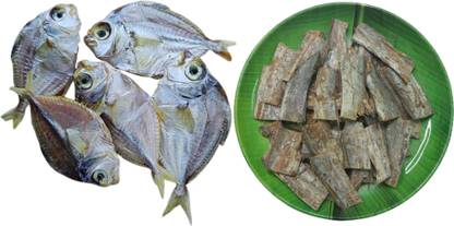 AL-HAQQ Silver Belly | Mullan (Kara) (50 grams) and Dry Ribbon Fish (50 grams) Clean