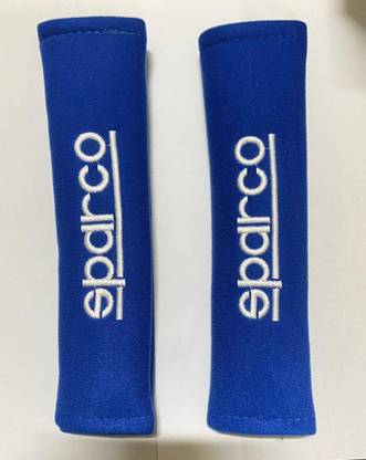 Auto MT PLAIN BLUE AUTO ACCESSORIES JDM DRIFTING SPORTS Car Seat Belt Shoulder Pads Seat Belt Extender Clip
