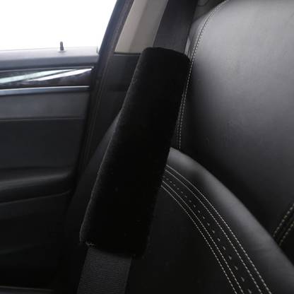 Augen Velvet Seat Belt Shoulder Pad Straps for More Comfortable Driving Seat Belt Cover