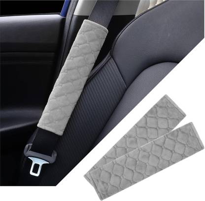 primetreads 2pcs Comfortable Driving Universal Fit Cars seat cover Seat Belt Cover