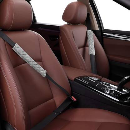 Glitzn Car Safety Belt Soft Pad Cover forComfortable Driving,Universal Fit for All Cars Seat Belt Cover