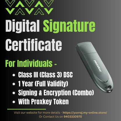 Pantasign DSC for Individual with Signing & Encryption (1 Year Validity) 1YDSCISE