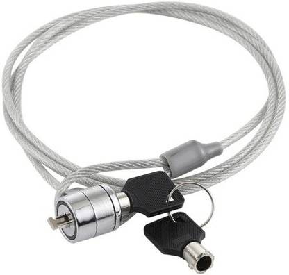Mak World Anti-Theft Office Notebook Laptop Key Security Lock Chain Cable Laptop Netbook Anti-Theft Lock Ideal for Home Office etc
