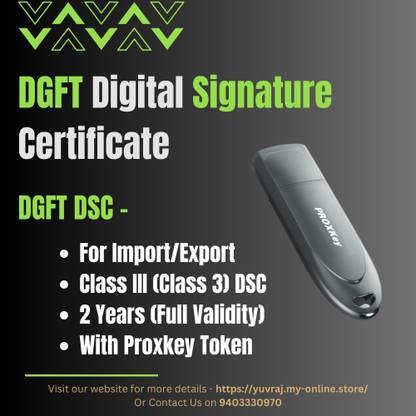 Pantasign DGFT DSC (2 Year Validity) 2YDSCDGFT