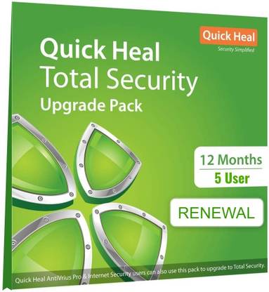 QUICK HEAL Total Security 5 User 1 Year (Renewal)