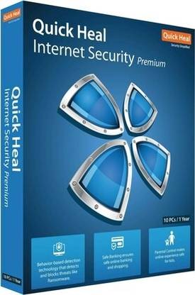 QUICK HEAL Internet Security 10 User 1 Year