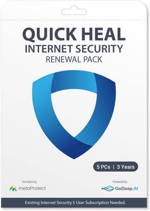 QUICK HEAL Internet Security 2 User 3 Years (Renewal)