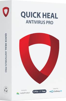 QUICK HEAL Anti-virus 3 User 1 Year