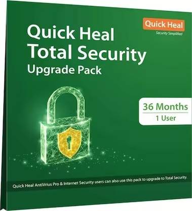 QUICK HEAL Total Security 1 User 3 Years (Renewal)