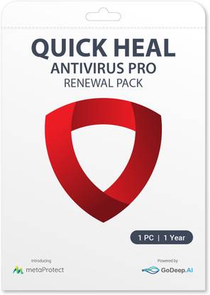 QUICK HEAL Anti-virus 1 User 1 Year (Renewal)