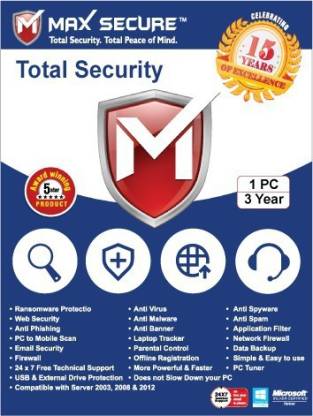 Max Secure Total Security 1.0 User 3 Years