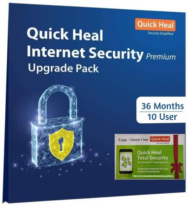 QUICK HEAL Internet Security 10 User 3 Years (Renewal)