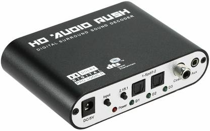 coolcold HD Audio Rush DTS / AC3 5.1 Channel Digital Sound Audio decoder Media Streaming Device