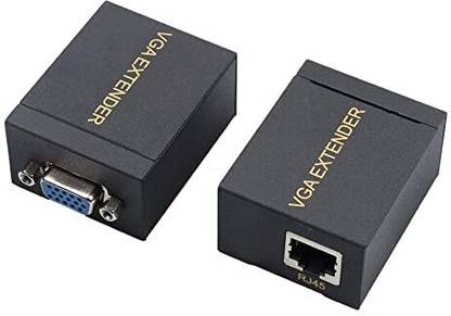 A.D NET POWER OF SPEED VGA Signal 60M Extender Repeater Adapter(1 Transmitter + 1 Receiver) Media Streaming Device