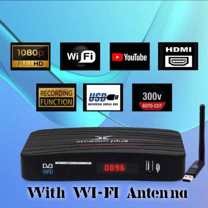 STREAM PLUS 2210Set-Top-Box for Free to Air Channel Media Streaming Device