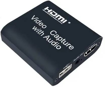 VOOCME HDMI Video Capture Card HDMI to USB Video Capture + Audio for PC Laptop HD Media Streaming Device