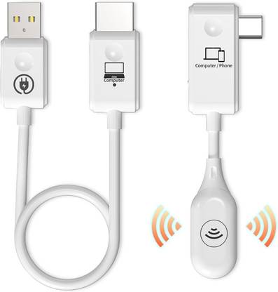 microware HDMI Wireless Extender, USB-C Wireless Transmitter and HDMI Wireless Receiver Media Streaming Device