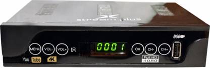 STREAM PLUS FULL HD MPEG-4 SET TOP BOX GET LIFE TIME FREE TV CHANNELS FROM DD FREE DISH Media Streaming Device