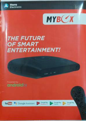 My Box Android TV - SMART SET TOP BOX ( MY BOX - MBIF - H533 ) Media Streaming Device