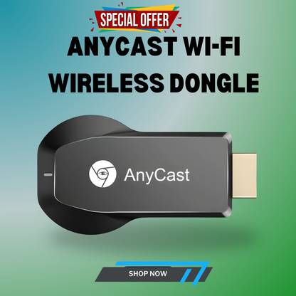 FRONY AnyCast Wi-Fi Wireless Display Dongle Wireless Tv device by amazon primeR199 Media Streaming Device