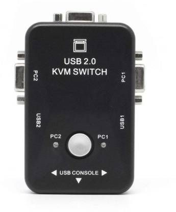 OG X NEXA WITH DEVICE 2 Port USB 2.0 Plus KVM Switch Box Control 2 PC from 1 USB Keyboard and Mouse Media Streaming Device