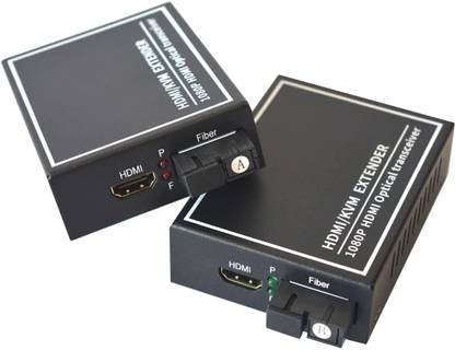 microware 1080P HDMI Audio & Video Optical End Machine HDMI Fiber Optic Extender 20km Media Streaming Device