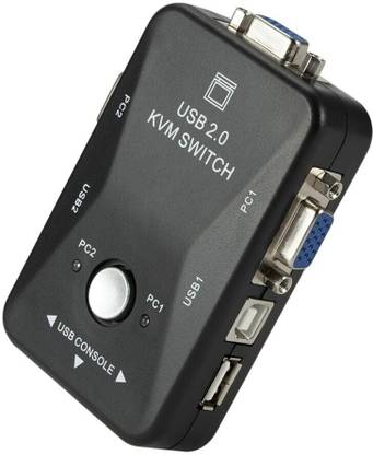 All mobile solution 2 Port USB KVM Switch,KVM VGA SVGA Switch Box(AMS-SWT-0230) Media Streaming Device