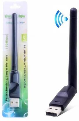 BALRAMA USB Antenna WiFi Dongle Adapter Receiver Wi-Fi Antena Set Top Box Dish PC TV DVR Media Streaming Device