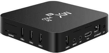 OSLO CREATING POSSIBILITIES MXQPRO Android 10.0 Set Top Box |RK3228A| Smart TV Box HD |2GB + 16GB| Media Streaming Device
