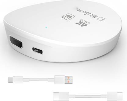 Etzin 4K Wireless Display 5G Adapter, HDMI Display Adapter Dongle, Miracast Dongle Media Streaming Device