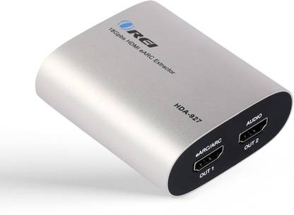 OREI 4K eARC 60Hz Audio Extractor Converter 18G HDMI 2.0 ARC Support - HDCP 2.2 Media Streaming Device