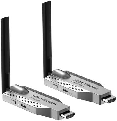 Etzin Wireless HDMI Transmitter and 1 Receiver, 2.4/5.8GHz, 100M/350FT Plug and Play Media Streaming Device