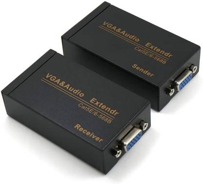 Tobo VGA Video Audio Extender 100M VGA Extension Over Rj45 Ethernet Cable Media Streaming Device