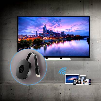 FRONY Smart Streaming: Chromecast HDMI Dongle for Wireless Media Playback V16 Media Streaming Device