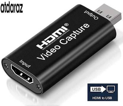 atdaraz 4K HDMI Video Capture Card, Tobo Card Game Capture Card Audio Capture Media Streaming Device
