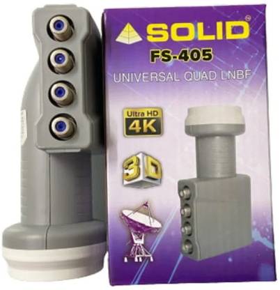Eboxi SOLID FS-405 Ku-Band Universal Quad Ku LNBF Media Streaming Device