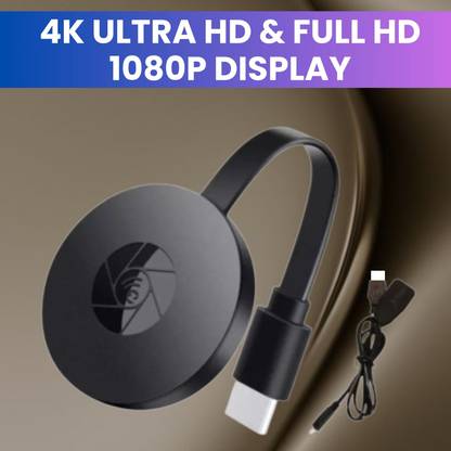 GUGGU Chromecast Ultra 4K (Streaming Device) with HDR and Fast Wi-Fi ConnectivityP181 Media Streaming Device