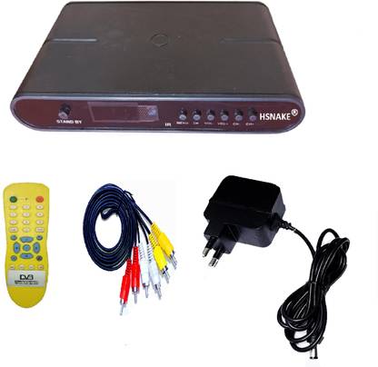 HSNAKE FREE Set-Top Box GET LIFETIME FREE TV CHANNELS( ANY TIME FREE USE NO CHARGES ) Media Streaming Device