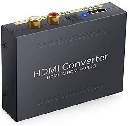 Tobo HDMI to HDMI Audio Optical SPDIF + RCA L/R Extractor Converter Audio Splitter Media Streaming Device