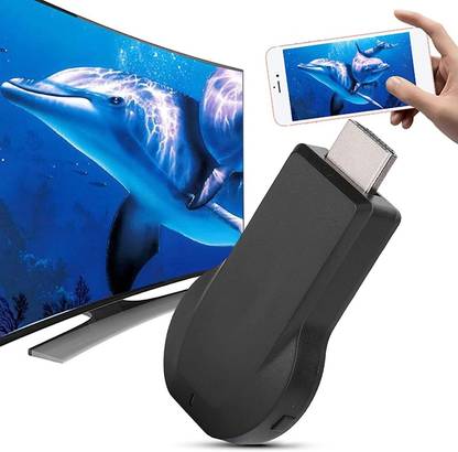 4uonly Anykast Wireless WiFi Adapter, 2.4GHz 1080P(black)JXO10 Media Streaming Device