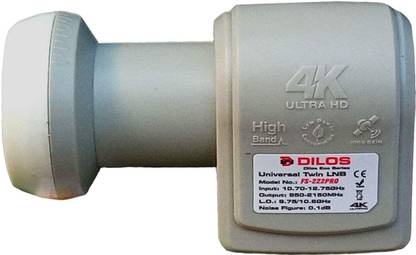 dilos FS-222PRO Eco Series Universal Twin LNB Best Quality Dual LNB Media Streaming Device