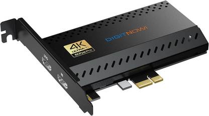 microware 4K HDMI Capture Card PCIe, 4K30fps Game Capture Internal, 4K60 HDR Pass-Through Media Streaming Device