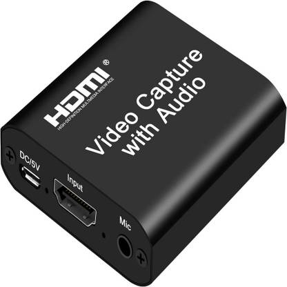 REC Trade Video Capture Card 4K HDMI Video Capture Device with Loop Out, - 0327N Media Streaming Device