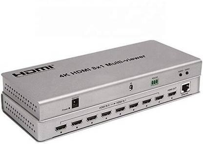 Etzin 4K HDMI 8x1 Multi-View HDMI Switcher Splitter Display 8 HD EPL-558H Media Streaming Device